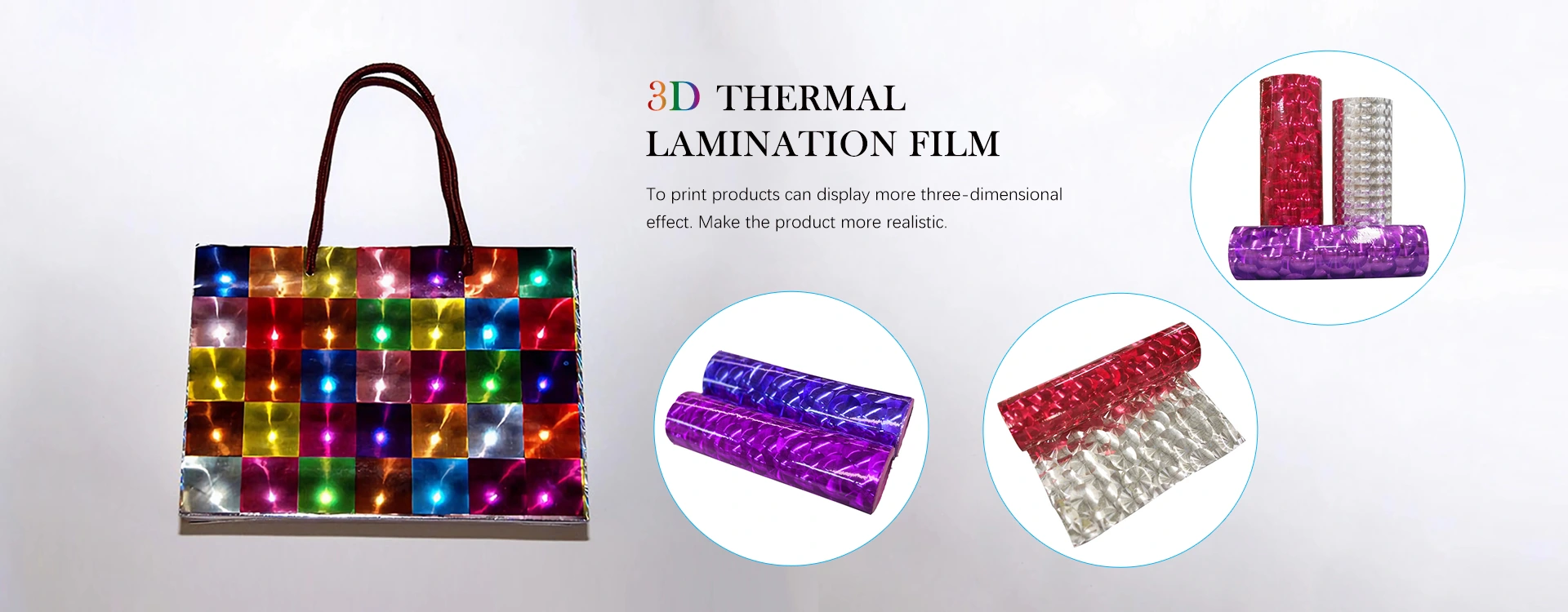 3D termisk lamineringsfilm produseres